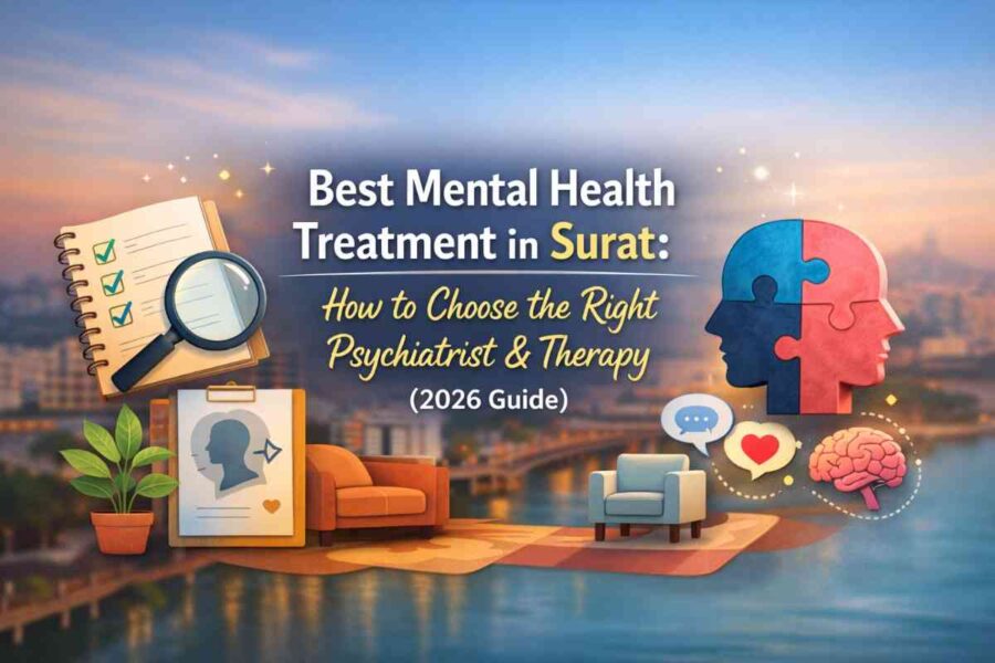 Best Mental Health Treatment in Surat: How to Choose the Right Psychiatrist & Therapy (2026 Guide)