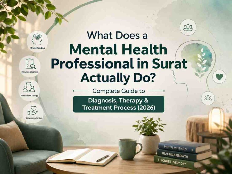What Does a Mental Health Professional in Surat Actually Do? Complete Guide to Diagnosis, Therapy & Treatment Process (2026)