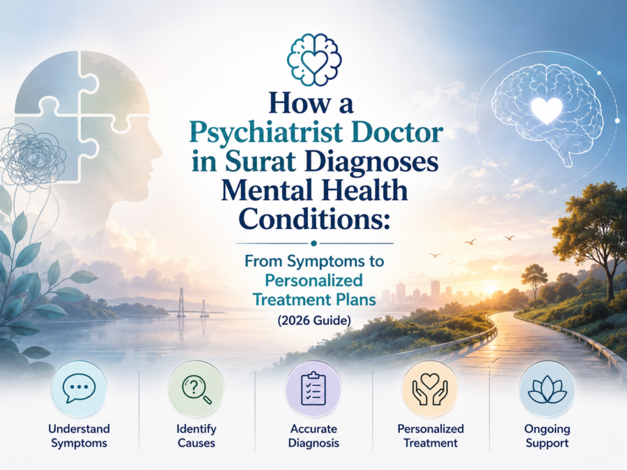 How a Psychiatrist Doctor in Surat Diagnoses Mental Health Conditions: From Symptoms to Personalized Treatment Plans (2026 Guide)