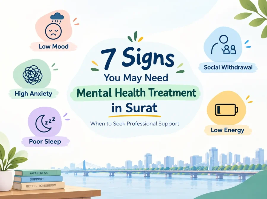 7 Signs You May Need Mental Health Treatment in Surat: When to Seek Professional Support