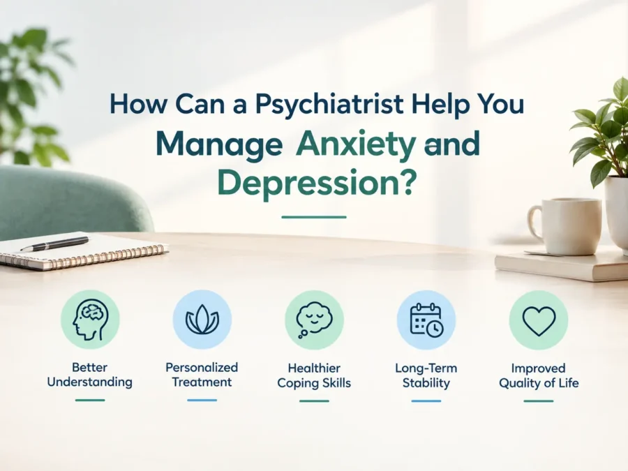 How Can a Psychiatrist Help You Manage Anxiety and Depression?